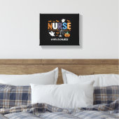 Infuusverpleegkundige stethoscoop Halloween Essen Canvas Afdruk (Insitu (Slaapkamer))