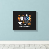 Infuusverpleegkundige stethoscoop Halloween Essen Canvas Afdruk (Insitu (Houten vloer))