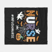 Infuusverpleegkundige stethoscoop Halloween Essen Fleece Deken