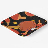 {ing pong tafeltennis verjaardagsfeestje papieren bordje (Gebogen)