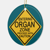 Ingaand orgaangebied keramisch ornament (Links)