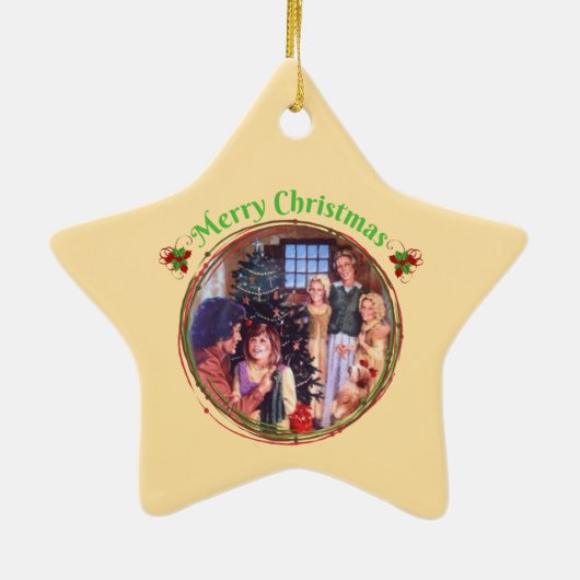 Ingalls Family Christmas Keramisch Ornament (Achterkant)