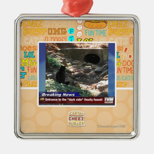 Ingang aan de donkere kant metalen ornament (Voorkant)