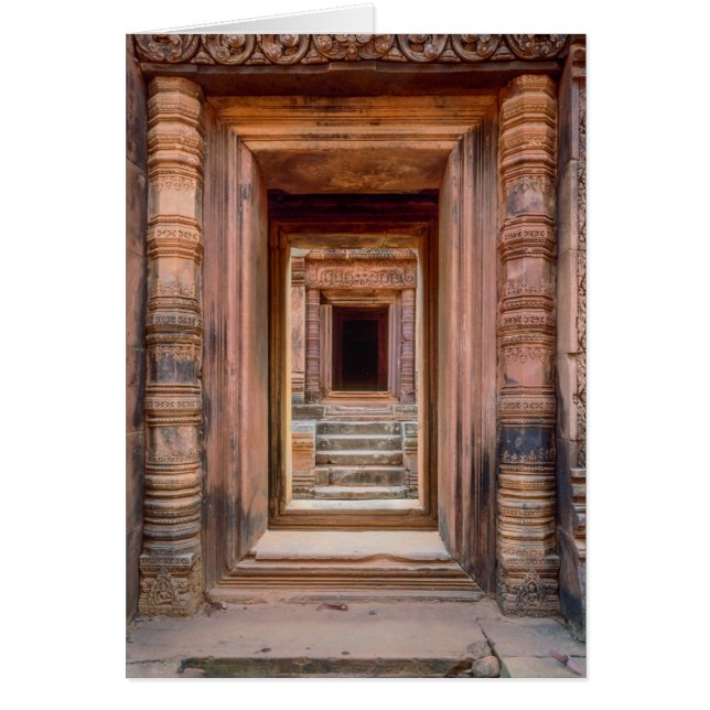 Ingang Angkor Wat, Cambodja (Voorkant)