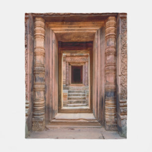 Ingang Angkor Wat, Cambodja Fleece Deken