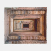 Ingang Angkor Wat, Cambodja Fleece Deken (Voorkant (Horizontaal))