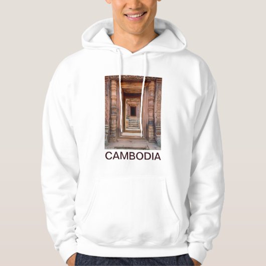 Ingang Angkor Wat, Cambodja Hoodie (Voorkant)
