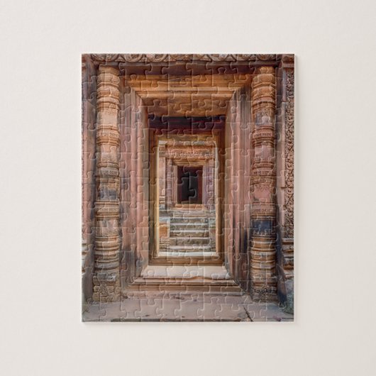 Ingang Angkor Wat, Cambodja Legpuzzel (Verticaal)