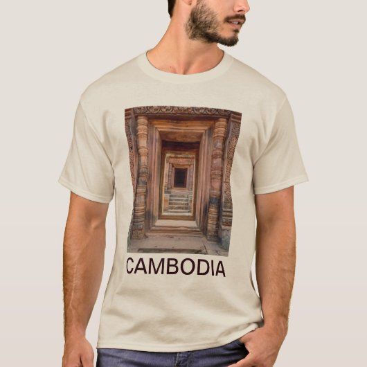 Ingang Angkor Wat, Cambodja T-shirt (Voorkant)