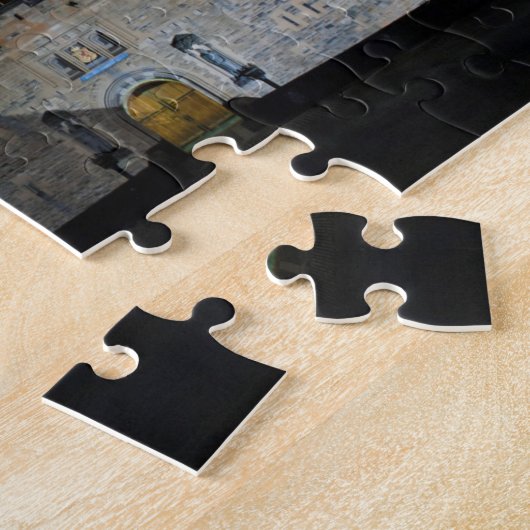 Ingang bij het kasteel van Edinburgh, 's nachts in Legpuzzel (Zijkant)