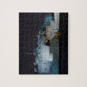 Ingang bij het kasteel van Edinburgh, 's nachts in Legpuzzel (Verticaal)