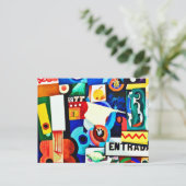 Ingang door Amadeo de Souza-Cardoso Briefkaart (Staand voorkant)