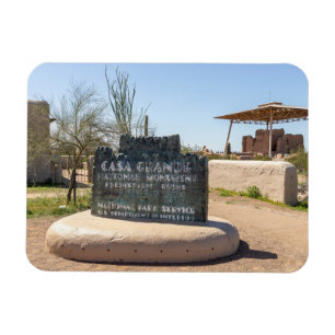 Ingang Grand House, Casa Grande Ruins Monument Magneet