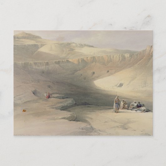 Ingang in de vallei van de Koningen Briefkaart (Voorkant)