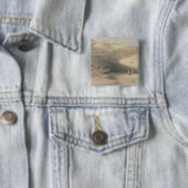Ingang in de vallei van de Koningen Vierkante Button 5,1 Cm (In situ)