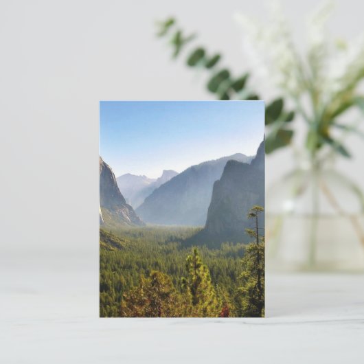 Ingang in de Yosemite-vallei Briefkaart (Staand voorkant)