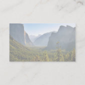 Ingang in de Yosemite-vallei Visitekaartje (Achterkant)
