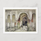 Ingang in de zaal van de twee zussen (Sala de l Briefkaart (Voorkant)