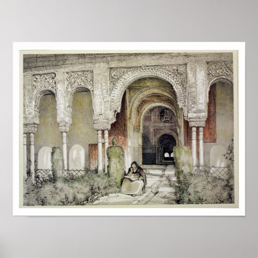 Ingang in de zaal van de twee zussen (Sala de l Poster (Voorkant)