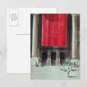 Ingang in het Metropolitan Museum New York Briefkaart (Voorkant / Achterkant)