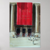 Ingang in het Metropolitan Museum New York Poster (Voorkant)