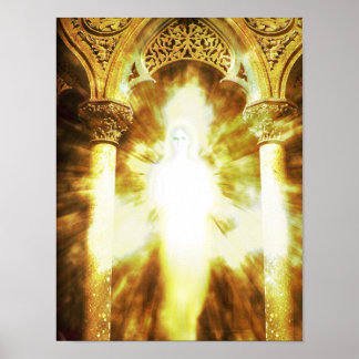 Ingang in Spiritueel licht Poster
