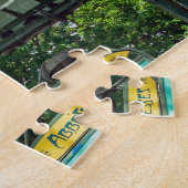 Ingang metro bij Montmartre - Parijs Legpuzzel (Zijkant)