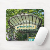 Ingang metrostation Montmartre - Parijs Muismat (Met muis)