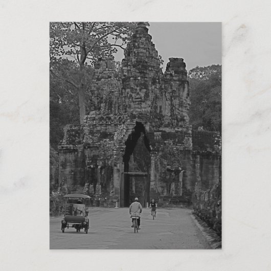 Ingang naar Angkor Wat Briefkaart (Voorkant)