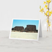 Ingang naar de Karnaktempel, Luxor, Egypte Kaart (Gele Bloem)