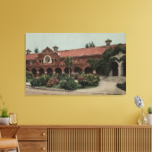Ingang naar de Smiley Public Library Canvas Afdruk (Insitu (Woonkamer))