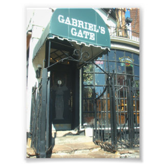 Ingang naar Gabriel's Gate in Buffalo NY Foto Afdruk
