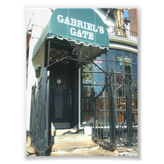 Ingang naar Gabriel's Gate in Buffalo NY Foto Afdruk (Voorkant)