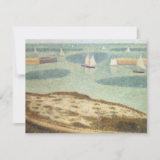Ingang naar Harbour door Georges Seurat,  kunst (Voorkant)