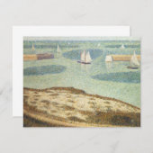 Ingang naar Harbour door Georges Seurat,  kunst (Voorkant / Achterkant)