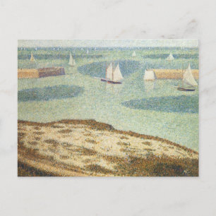 Ingang naar Harbour door Georges Seurat,  kunst Briefkaart