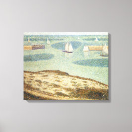 Ingang naar Harbour door Georges Seurat,  kunst Canvas Afdruk