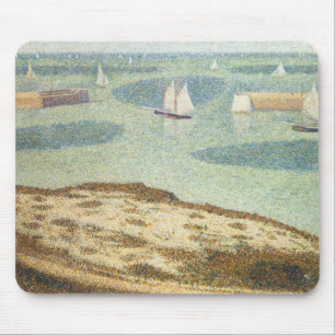 Ingang naar Harbour door Georges Seurat,  kunst Muismat