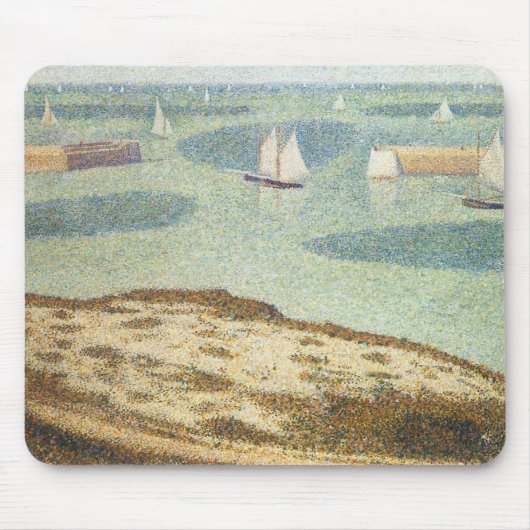 Ingang naar Harbour door Georges Seurat,  kunst Muismat (Voorkant)
