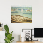 Ingang naar Harbour door Georges Seurat,  kunst Poster (Thuiskantoor)