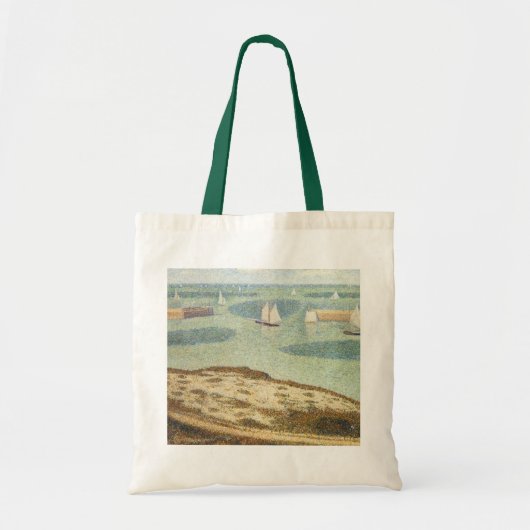 Ingang naar Harbour door Georges Seurat, kunst Tote Bag (Voorkant)