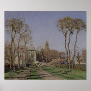 Ingang naar het dorp Voisins Poster