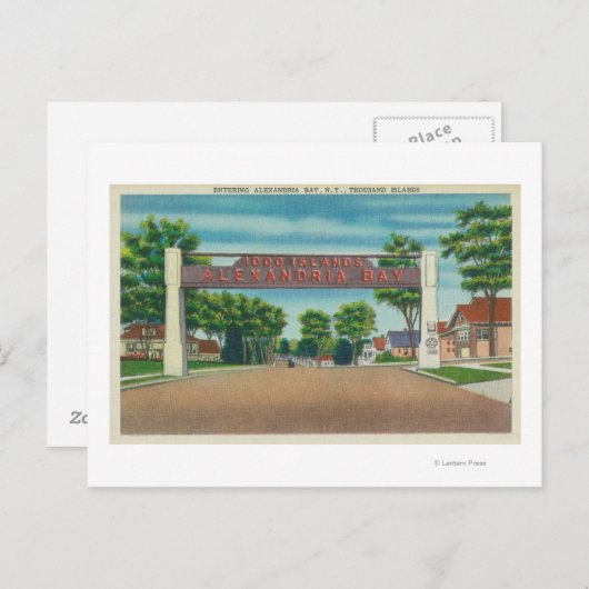 Ingang naar het Uitzicht van Alexandrië Briefkaart (Voorkant / Achterkant)