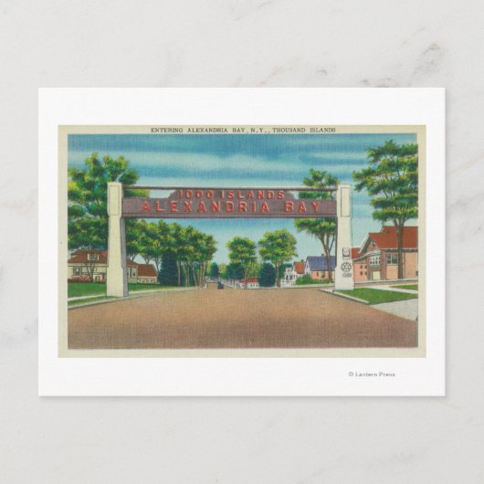 Ingang naar het Uitzicht van Alexandrië Briefkaart (Voorkant)