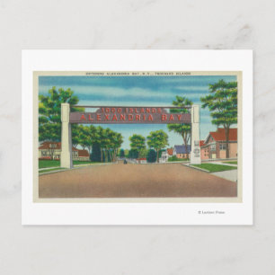 Ingang naar het Uitzicht van Alexandrië Briefkaart