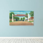 Ingang naar het Uitzicht van Alexandrië Canvas Afdruk (Insitu (Houten vloer))