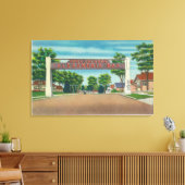 Ingang naar het Uitzicht van Alexandrië Canvas Afdruk (Insitu (Woonkamer))