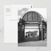 Ingang naar Noord-Pier B/W Briefkaart (Voorkant / Achterkant)