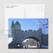 Ingang naar Old Quebec City, Quebec, Canada Briefkaart (Voorkant / Achterkant)
