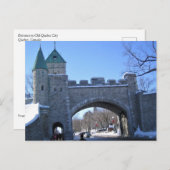 Ingang naar Old Quebec City, Quebec, Canada Briefkaart (Voorkant / Achterkant)